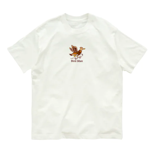 Bird Man オーガニックコットンTシャツ