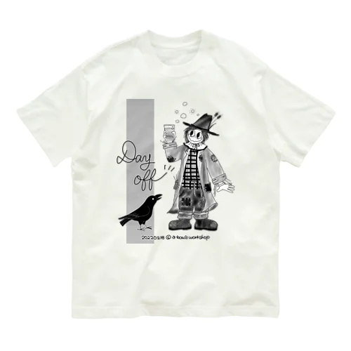 Day off (かかしくんの休日) Organic Cotton T-Shirt