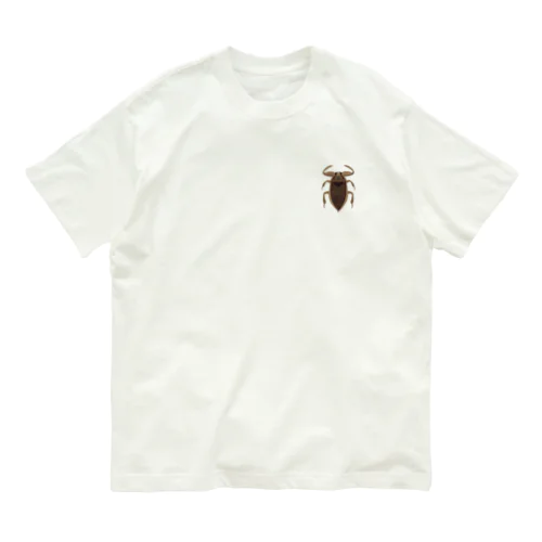 [☆両面] ゲンゴロウどっち【視力検査表パロディ】 Organic Cotton T-Shirt