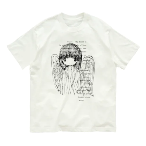 色のない砂漠 オーガニックコットンTシャツ