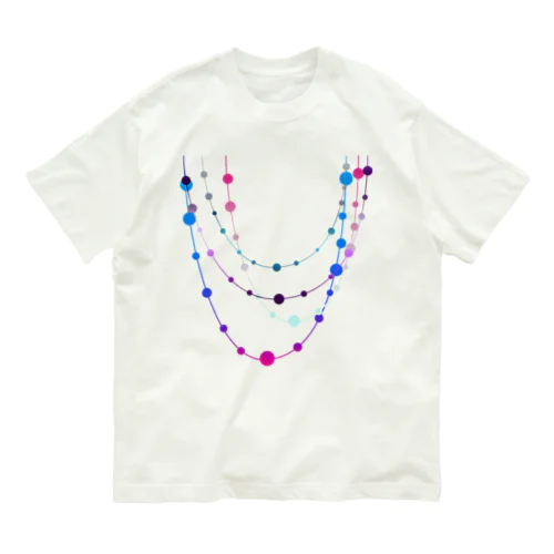 カラフルネックレス Organic Cotton T-Shirt