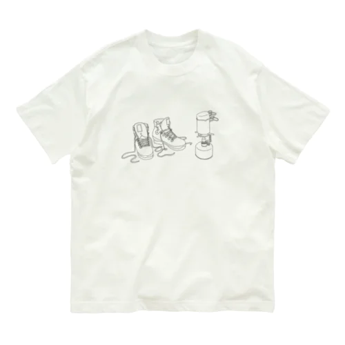 靴を脱いで湯を沸かすA Organic Cotton T-Shirt