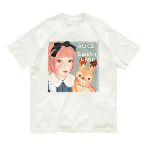 お菓子の国のアリス オーガニックコットンTシャツ