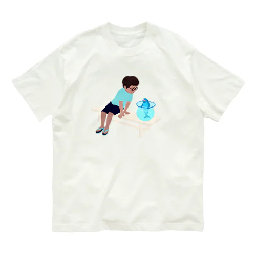 イルカといた夏休み Organic Cotton T-Shirt