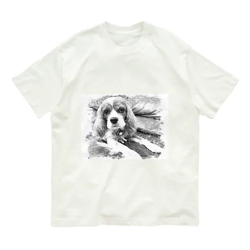 アンニュイなキャバリアさん Organic Cotton T-Shirt