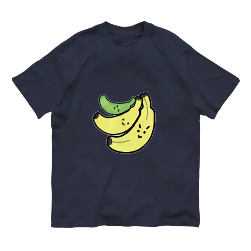 バナナ家族大集合 オーガニックコットンTシャツ