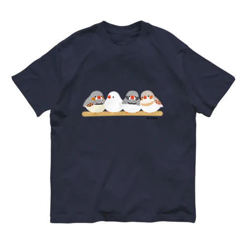 キンカチョウ オーガニックコットンTシャツ