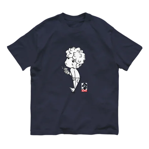 あずまる君(ゆるロゴ入)✨🍄 オーガニックコットンTシャツ