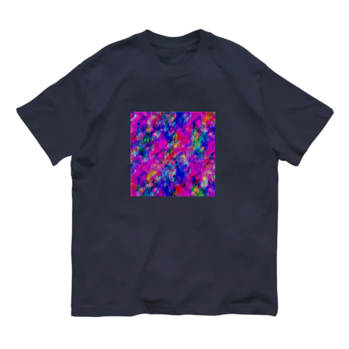 Abstract paint オーガニックコットンTシャツ