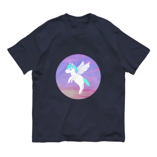 ちびっ子ペガサス（ホワイト） Organic Cotton T-Shirt