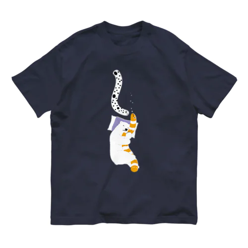 眠りシロクマ オーガニックコットンTシャツ