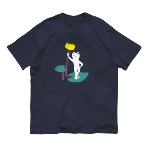 しろッグ・コウホネ２ Organic Cotton T-Shirt