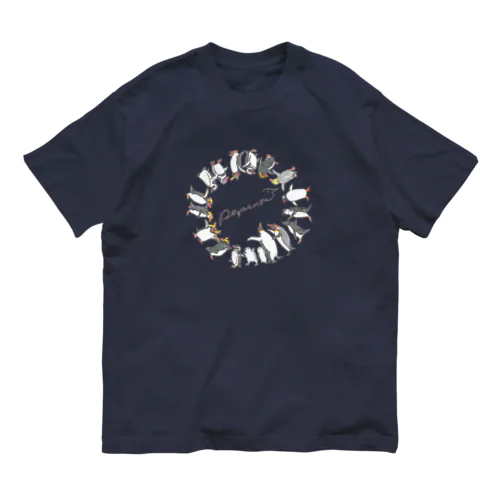 ペンギン　全員集合　ペパロニオリジナル Organic Cotton T-Shirt