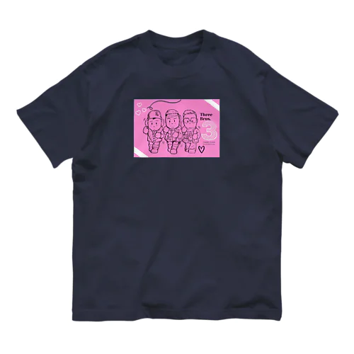 LOVELY 3兄弟 Organic Cotton T-Shirt