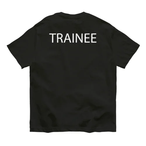 TRAINEE letter WT オーガニックコットンTシャツ