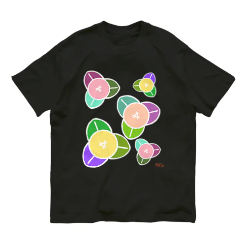 オーガニックコットン・タチバナ模様5 Organic Cotton T-Shirt