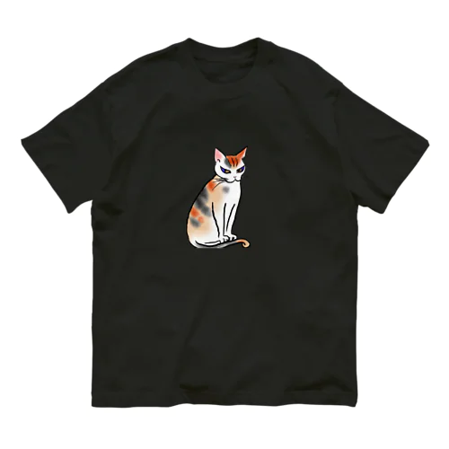 江戸の世からやって来た猫 オーガニックコットンTシャツ