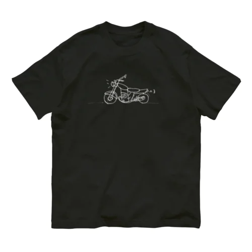 らくがきタンキトー(白い絵) オーガニックコットンTシャツ