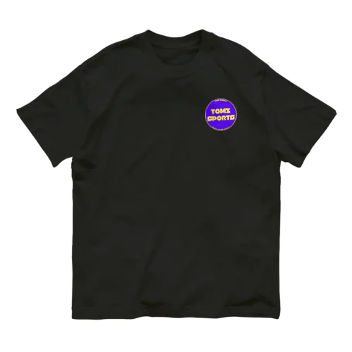 トムズスポーツ　両面ロゴ オーガニックコットンTシャツ