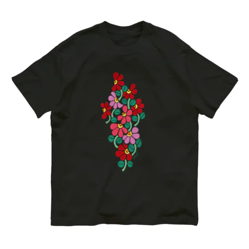 Flowers (COLOR) オーガニックコットンTシャツ