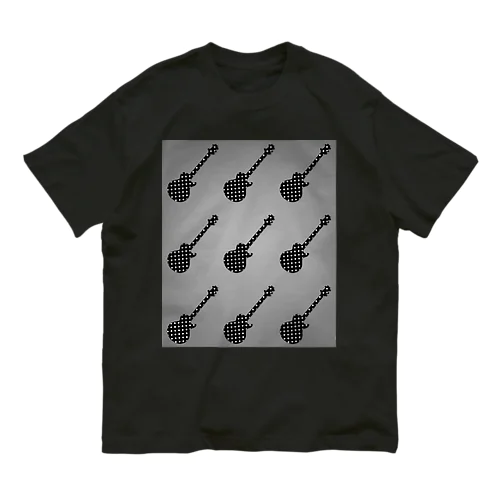 DOT GUITAR（pattern） オーガニックコットンTシャツ