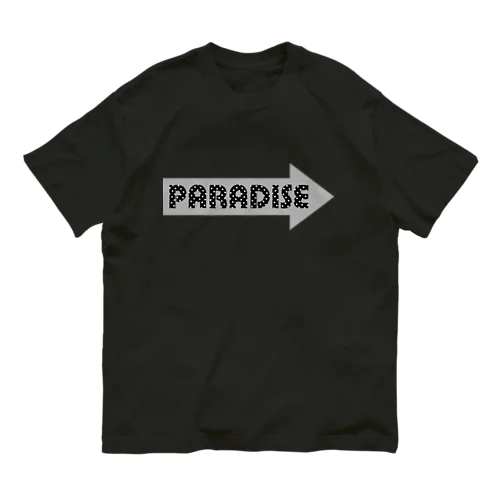 PARADISE（arrow A） オーガニックコットンTシャツ