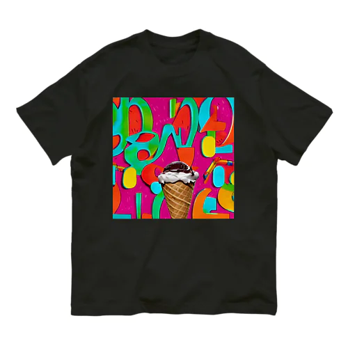 アイスクリーム オーガニックコットンTシャツ