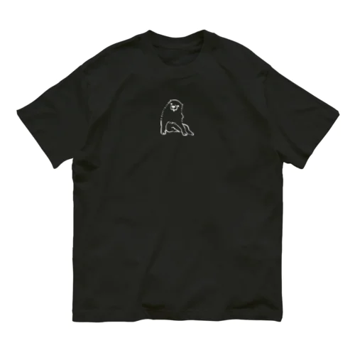 犬 / 長沢芦雪 オーガニックコットンTシャツ