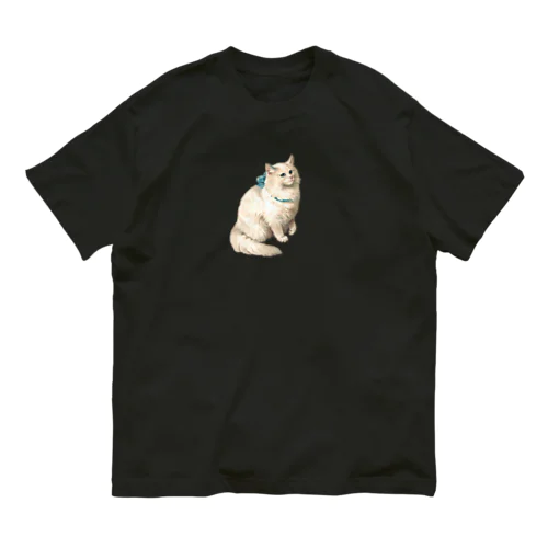 victorian cat♡Donation T-shirt ① 両面Tシャツ オーガニックコットンTシャツ