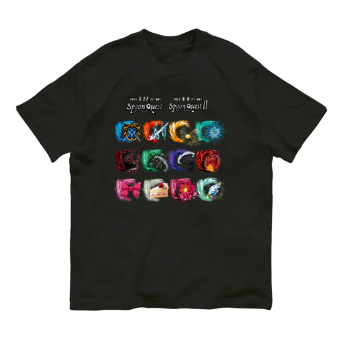 スプクエグッズCデザイン オーガニックコットンTシャツ