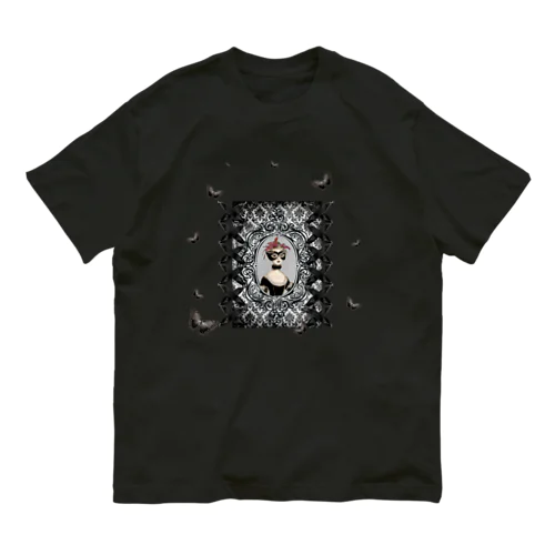 Keep Calm and Goth On♱マリー・アントワネット『Masquerade』♱黒ロリ ゴスロリ ゴシック 蝶 Organic Cotton T-Shirt