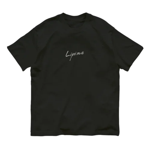 【Lipine】シンプルロゴ オーガニックコットンTシャツ