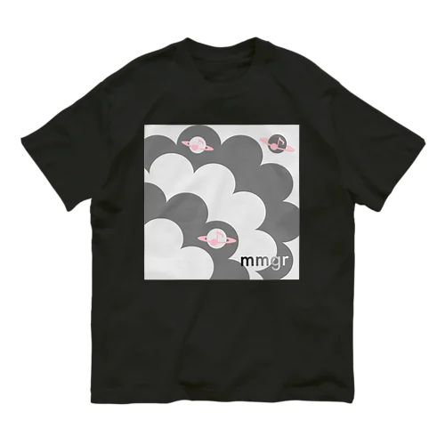 musical note ship [pink-gray] Organic Cotton T-Shirt