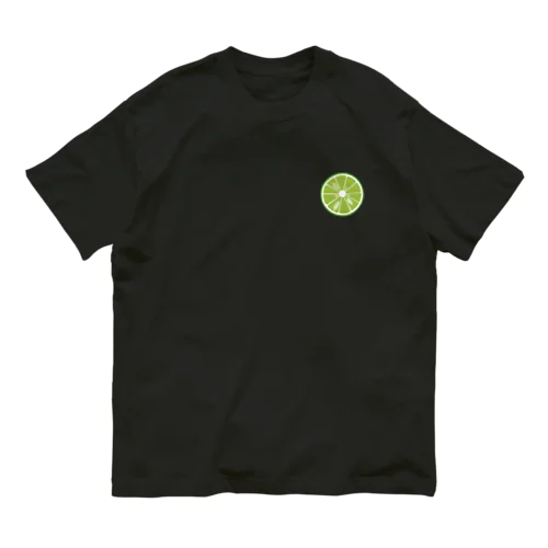 [☆両面] スダチとカボス【視力検査表パロディ】 Organic Cotton T-Shirt