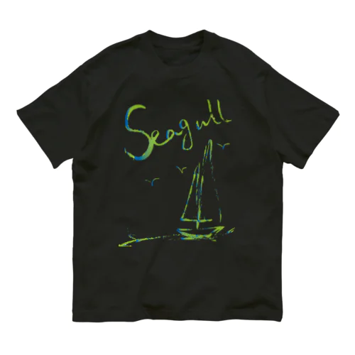 seagull グラデ Organic Cotton T-Shirt