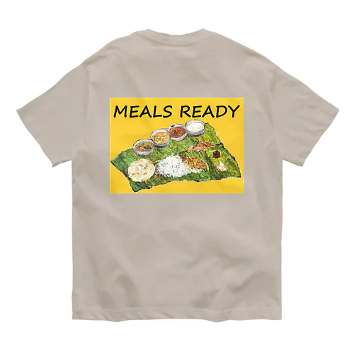 MEALS READY（背側プリント） Organic Cotton T-Shirt