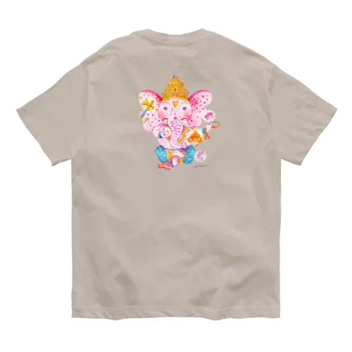 HAPPY PINK GANESH Organic Cotton T-Shirt