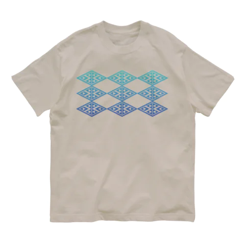 南部菱刺し うまのまなぐ Organic Cotton T-Shirt