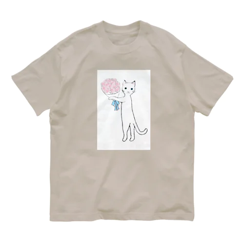 あなたに花束を橤　ピンク Organic Cotton T-Shirt