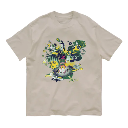 Grow your Imagination オーガニックコットンTシャツ