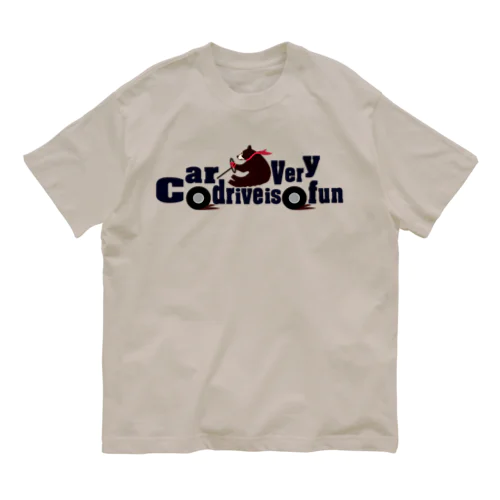 クマドライバー Organic Cotton T-Shirt
