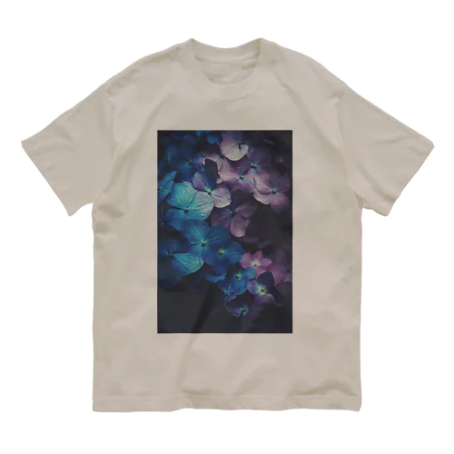 hydrangea オーガニックコットンTシャツ