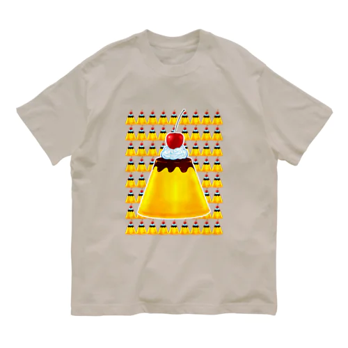 🌟🍮🌟ハッピープリンワールド🌟🍮🌟 オーガニックコットンTシャツ