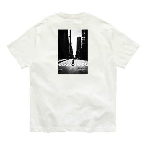 New York no.9 Back Print Version  Organic Cotton T-Shirt