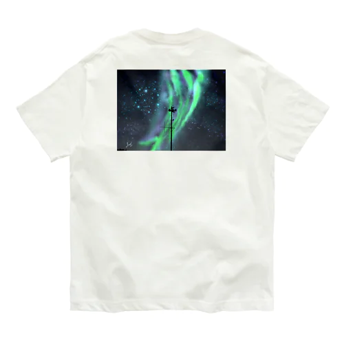 オーロラと星空のスピーカー Organic Cotton T-Shirt