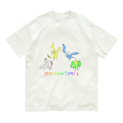 【ODORU☆TORI'S】ODORU☆TORI'S crayon Organic Cotton T-Shirt