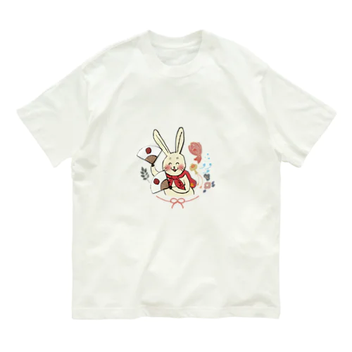 福うさぎちゃん Organic Cotton T-Shirt