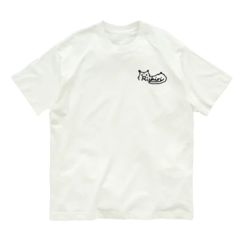 利尻わん・にゃんクラブ公式ロゴマーク Organic Cotton T-Shirt