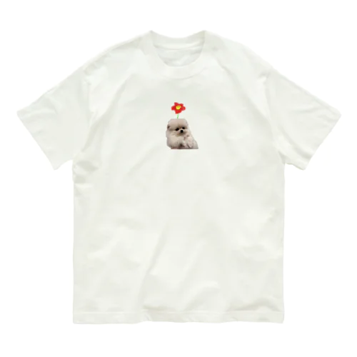 PuppyなKokoちゃんTシャツシンプルver. オーガニックコットンTシャツ