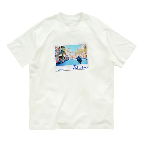 台湾コレクション『ブルー』 オーガニックコットンTシャツ
